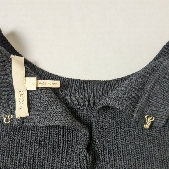 MAJE  Women's Long Sleeve Knit Sweater  Size M (US)  Black  NWOT - Picture 5 of 7